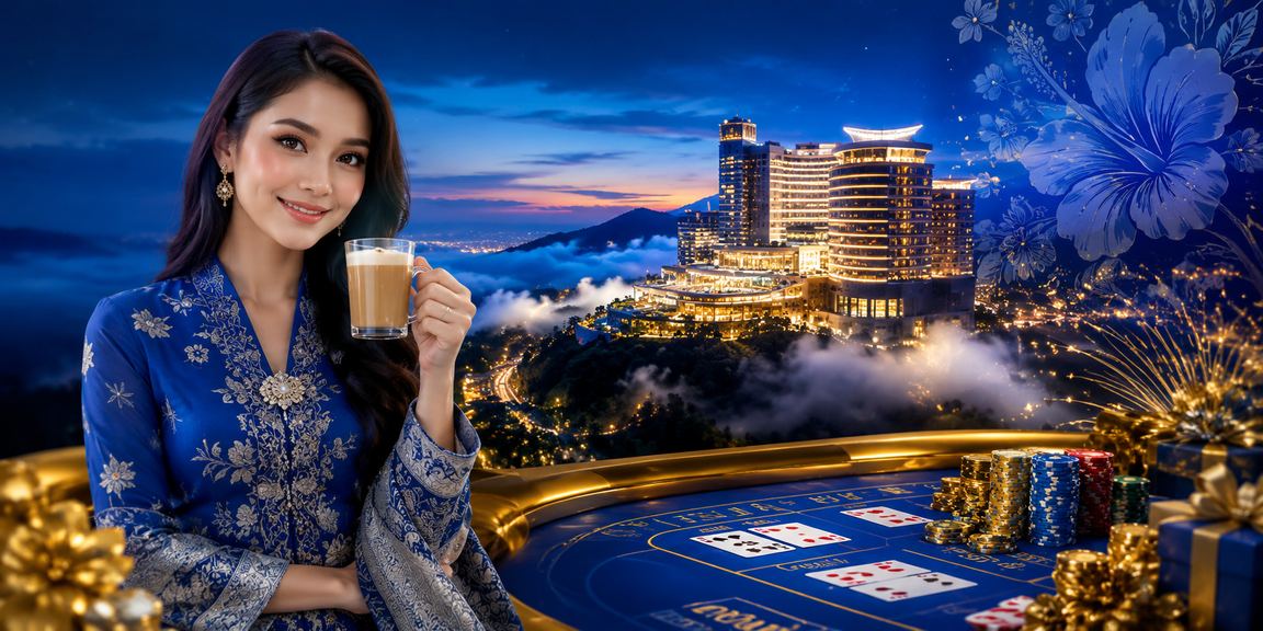 Permainan baccarat di Genting Highlands dengan suasana tempatan