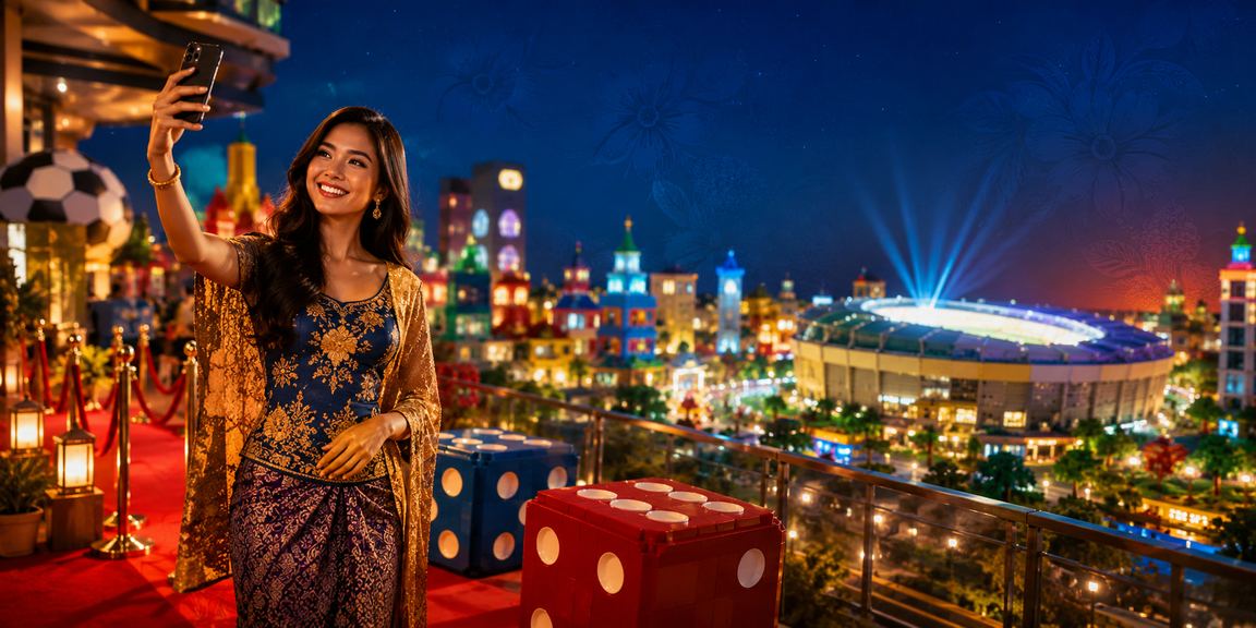 Permainan dadu gaya Malaysia dalam suasana kasino tempatan